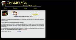 Desktop Screenshot of chameleoncardgame.com